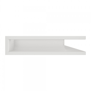 Fireplace ventilation grille 90x600x400 SAVEN Loft Angle white. Photo 2