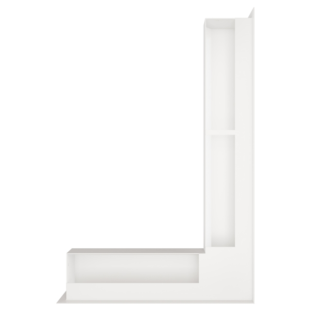 Fireplace ventilation grille 90x600x400 SAVEN Loft Angle white. Photo 3