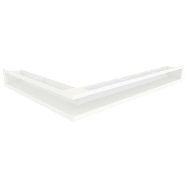 Fireplace ventilation grille 90x800x600 SAVEN Loft Angle white