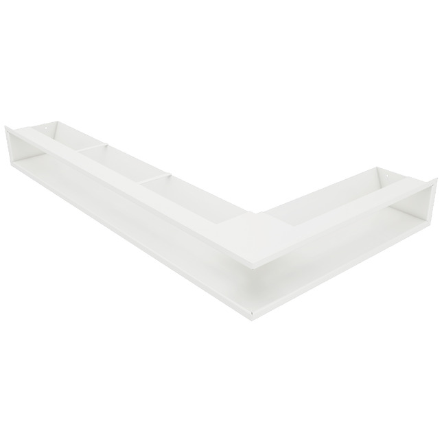 Fireplace ventilation grille 95x450x800 SAVEN Loft Angle white