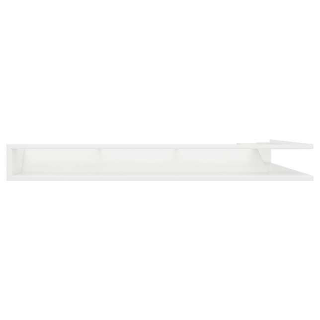 Fireplace ventilation grille 95x450x800 SAVEN Loft Angle white. Photo 2