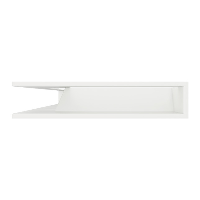 Fireplace ventilation grille 95x450x800 SAVEN Loft Angle white. Photo 3