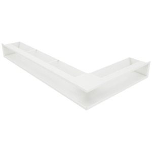 Fireplace ventilation grille 95x450x800 SAVEN Loft Angle white