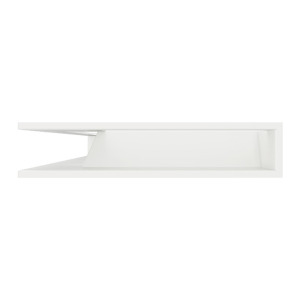 Fireplace ventilation grille 95x450x800 SAVEN Loft Angle white. Photo 3