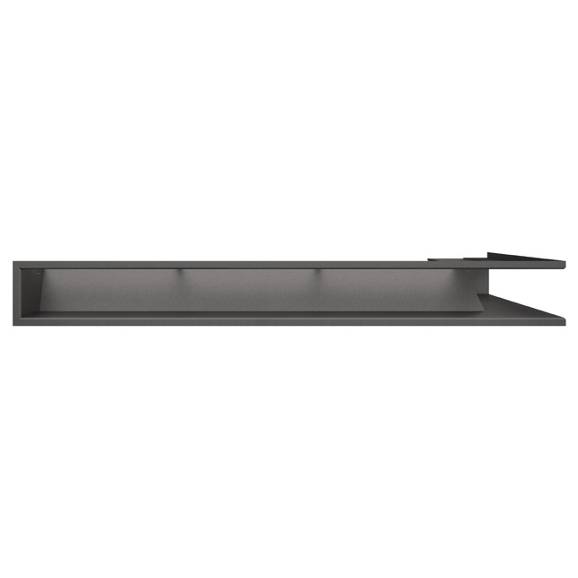 Fireplace ventilation grille 95x450x800 SAVEN Loft Angle graphite. Photo 2
