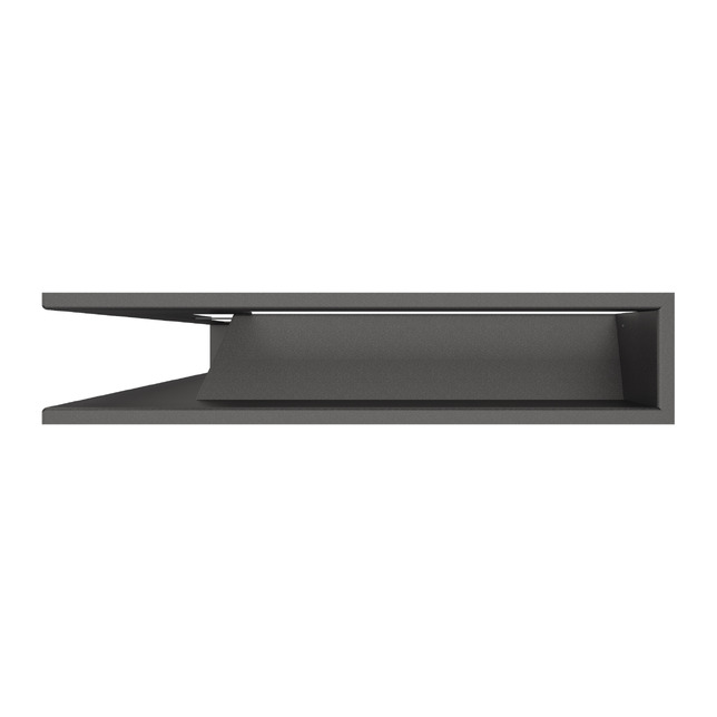 Fireplace ventilation grille 95x450x800 SAVEN Loft Angle graphite. Photo 3