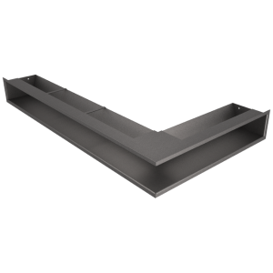 Fireplace ventilation grille 95x450x800 SAVEN Loft Angle graphite