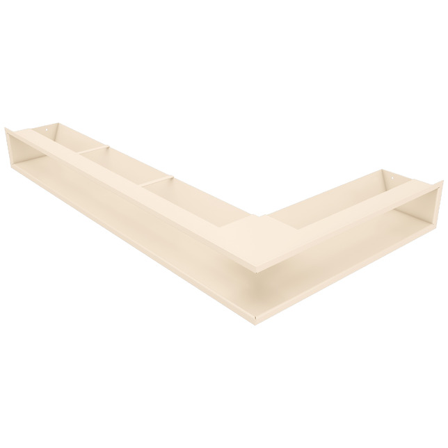 Fireplace ventilation grille 95x450x800 SAVEN Loft Angle cream