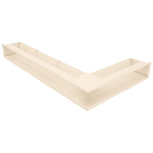 Fireplace ventilation grille 95x450x800 SAVEN Loft Angle cream