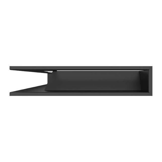 Fireplace ventilation grille 95x450x800 SAVEN Loft Angle black. Photo 3
