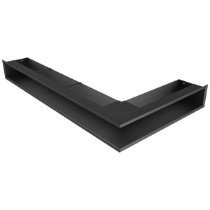 Fireplace ventilation grille 95x450x800 SAVEN Loft Angle black