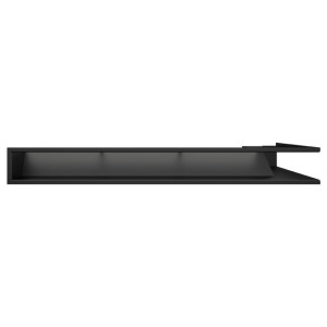 Fireplace ventilation grille 95x450x800 SAVEN Loft Angle black. Photo 2