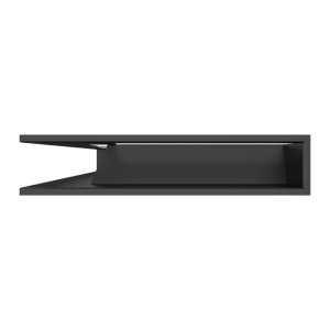Fireplace ventilation grille 95x450x800 SAVEN Loft Angle black. Photo 3