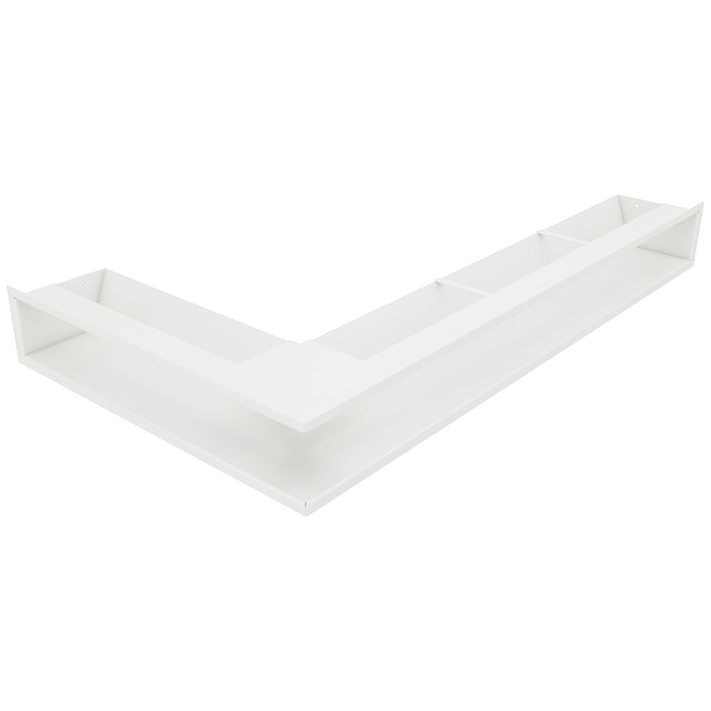 Fireplace ventilation grille 95x800x450 SAVEN Loft Angle white