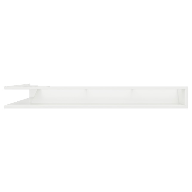 Fireplace ventilation grille 95x800x450 SAVEN Loft Angle white. Photo 2
