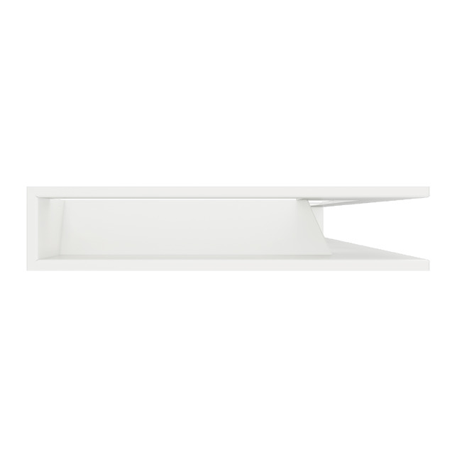 Fireplace ventilation grille 95x800x450 SAVEN Loft Angle white. Photo 3