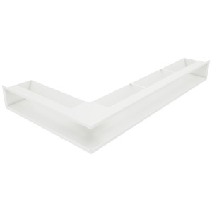 Fireplace ventilation grille 95x800x450 SAVEN Loft Angle white