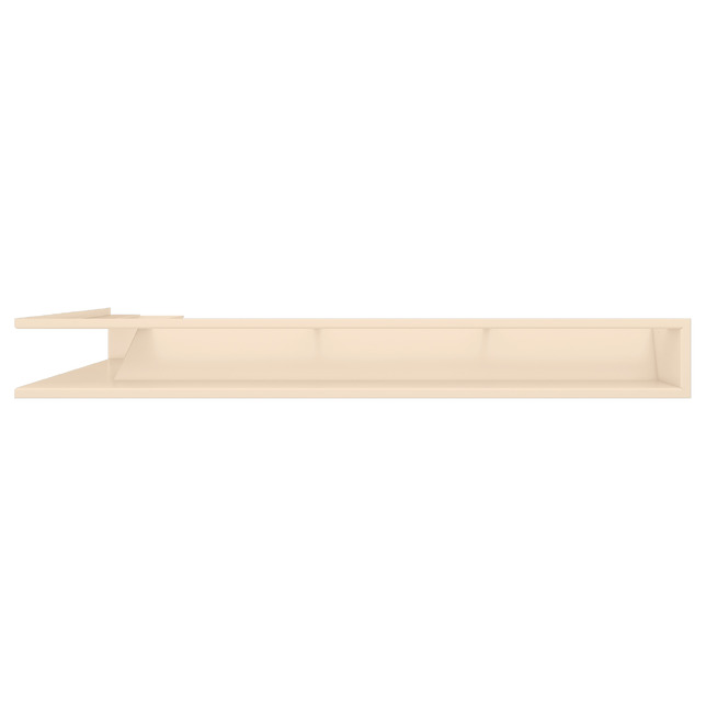 Fireplace ventilation grille 95x800x450 SAVEN Loft Angle cream. Photo 2