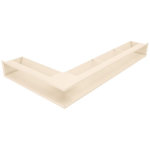 Fireplace ventilation grille 95x800x450 SAVEN Loft Angle cream