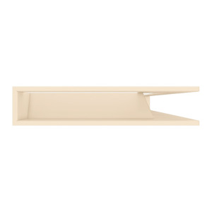 Fireplace ventilation grille 95x800x450 SAVEN Loft Angle cream. Photo 3