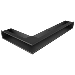 Fireplace ventilation grille 95x800x450 SAVEN Loft Angle black