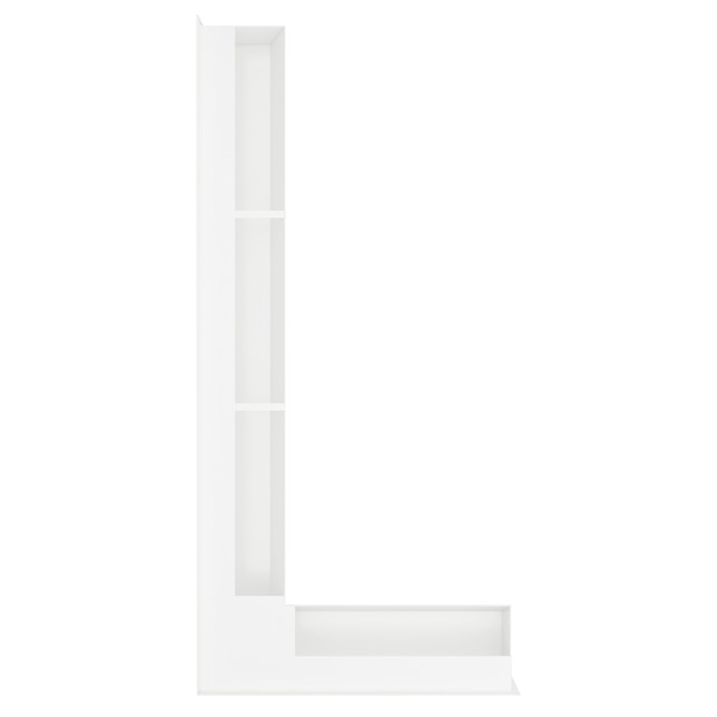 Fireplace ventilation grille 95x450x950 SAVEN Loft Angle white. Photo 4