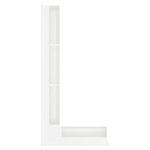Fireplace ventilation grille 95x450x950 SAVEN Loft Angle white. Photo 4