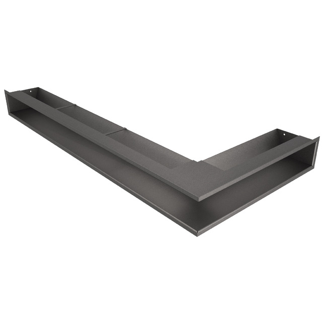 Fireplace ventilation grille 95x450x950 SAVEN Loft Angle graphite