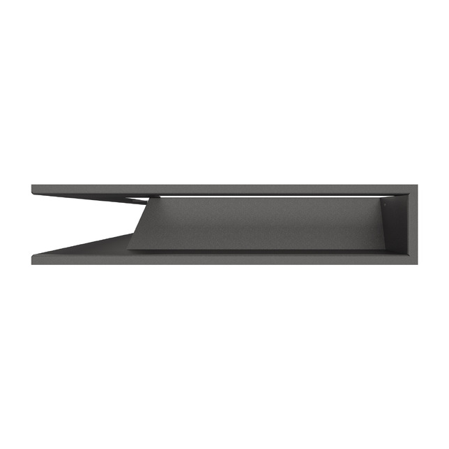 Fireplace ventilation grille 95x450x950 SAVEN Loft Angle graphite. Photo 3