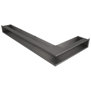 Fireplace ventilation grille 95x450x950 SAVEN Loft Angle graphite