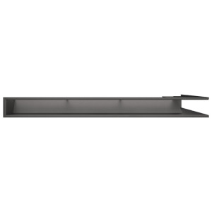 Fireplace ventilation grille 95x450x950 SAVEN Loft Angle graphite. Photo 2