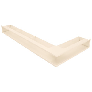 Fireplace ventilation grille 95x450x950 SAVEN Loft Angle cream