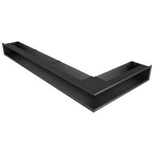 Fireplace ventilation grille 95x450x950 SAVEN Loft Angle black