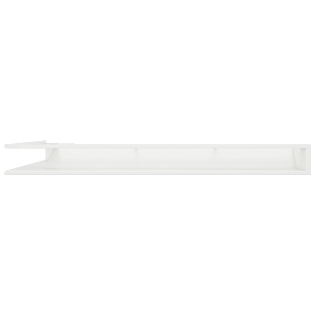 Fireplace ventilation grille 95x950x450 SAVEN Loft Angle white. Photo 2