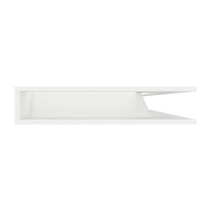 Fireplace ventilation grille 95x950x450 SAVEN Loft Angle white. Photo 3