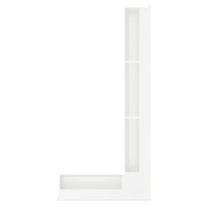 Fireplace ventilation grille 95x950x450 SAVEN Loft Angle white. Photo 4