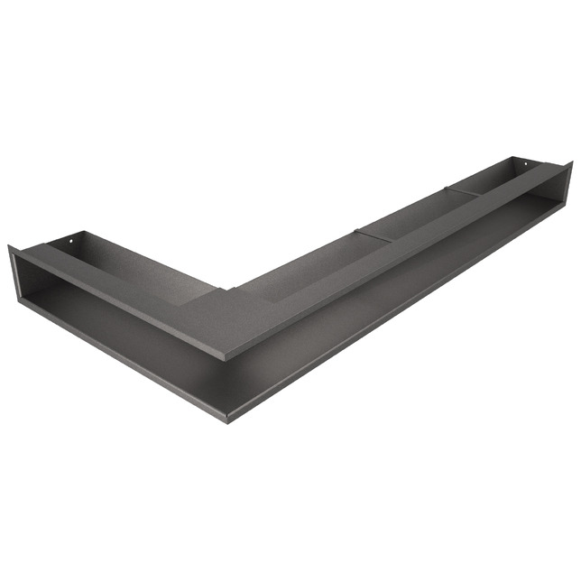 Fireplace ventilation grille 95x950x450 SAVEN Loft Angle graphite