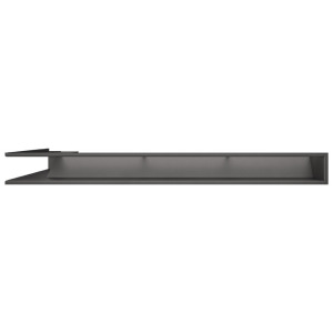 Fireplace ventilation grille 95x950x450 SAVEN Loft Angle graphite. Photo 2