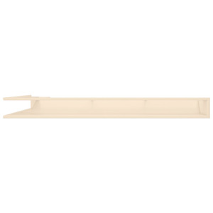 Fireplace ventilation grille 95x950x450 SAVEN Loft Angle cream. Photo 2