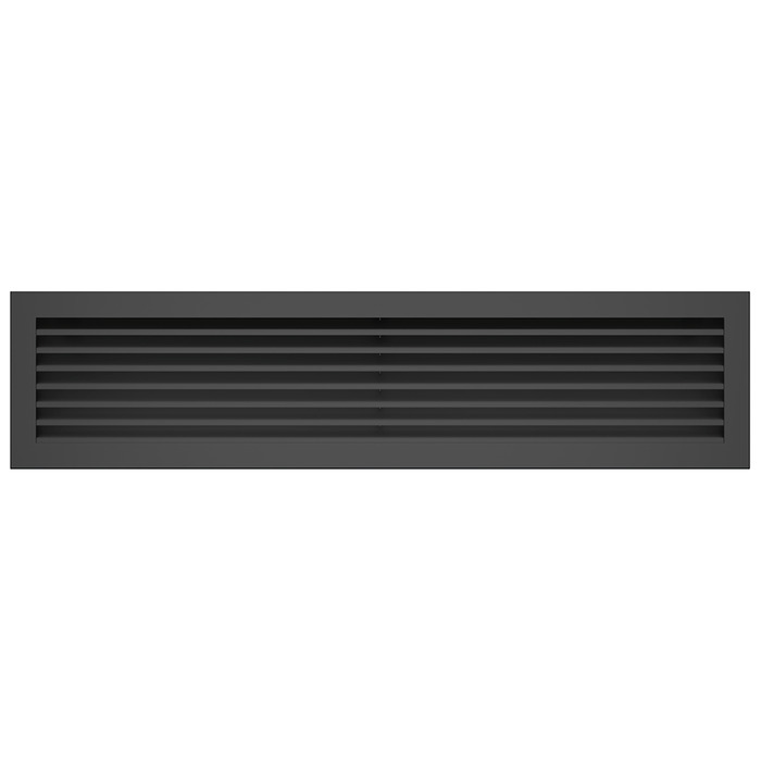 Fireplace ventilation grille SAVEN Hide 17x70 black