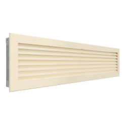 Fireplace ventilation grille SAVEN Hide 17x70 cream. Photo 2