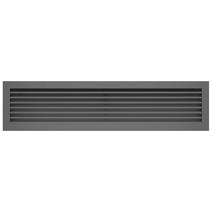 Fireplace ventilation grille SAVEN Hide 17x70 graphite