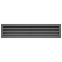 Fireplace ventilation grille SAVEN Hide 17x70 graphite