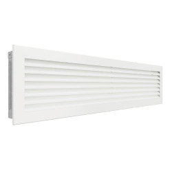 Fireplace ventilation grille SAVEN Hide 17x70 white. Photo 2