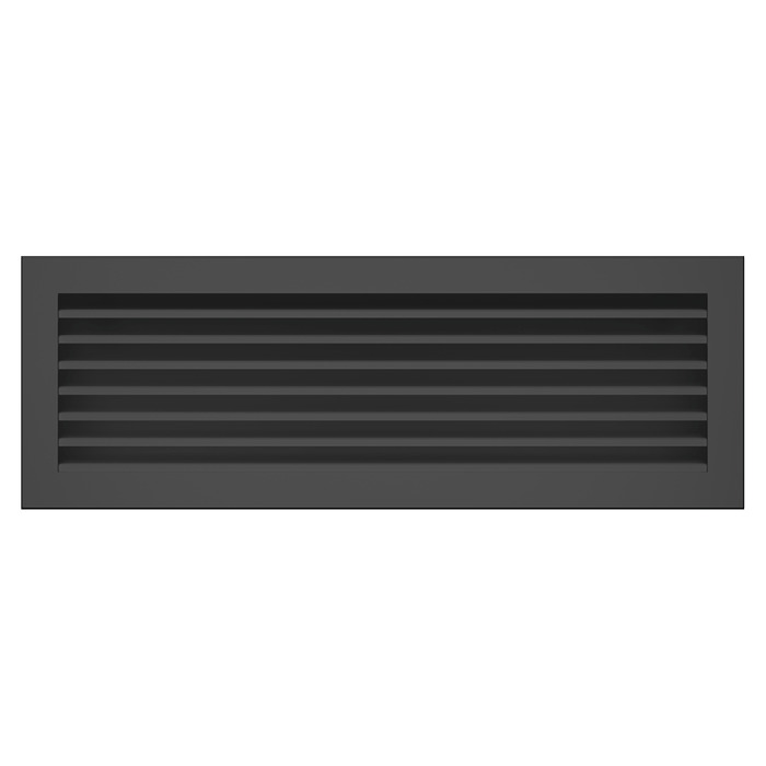 Fireplace ventilation grille SAVEN Hide 17x49 black