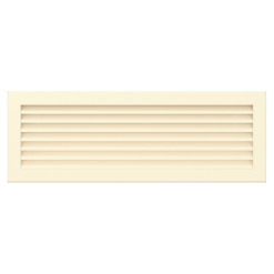Fireplace ventilation grille SAVEN Hide 17x49 cream