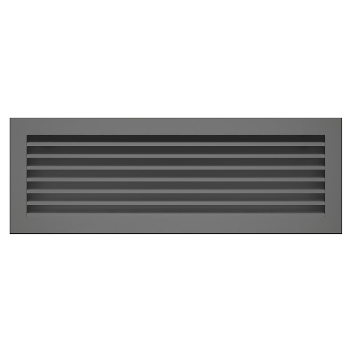 Fireplace ventilation grille SAVEN Hide 17x49 graphite