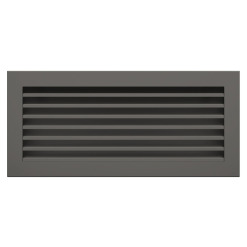 Fireplace ventilation grille SAVEN Hide 17x37 graphite