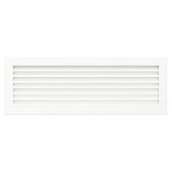 Fireplace ventilation grille SAVEN Hide 17x49 white