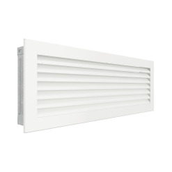 Fireplace ventilation grille SAVEN Hide 17x49 white. Photo 2